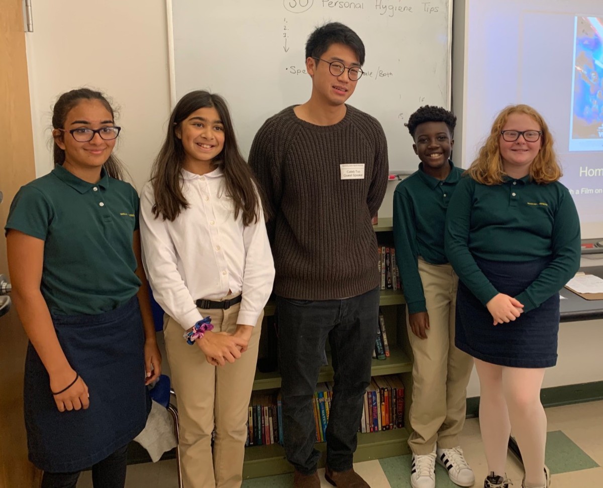 Cinematographer Meets with Students
