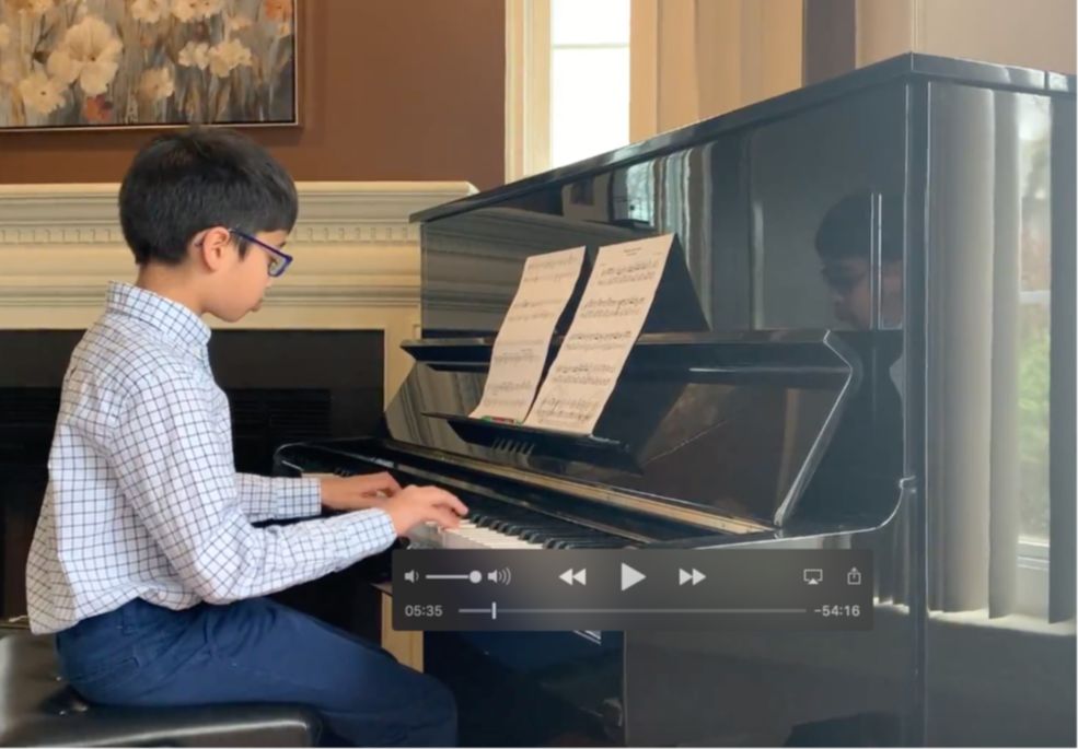 LA Students Perform in Virtual Recital