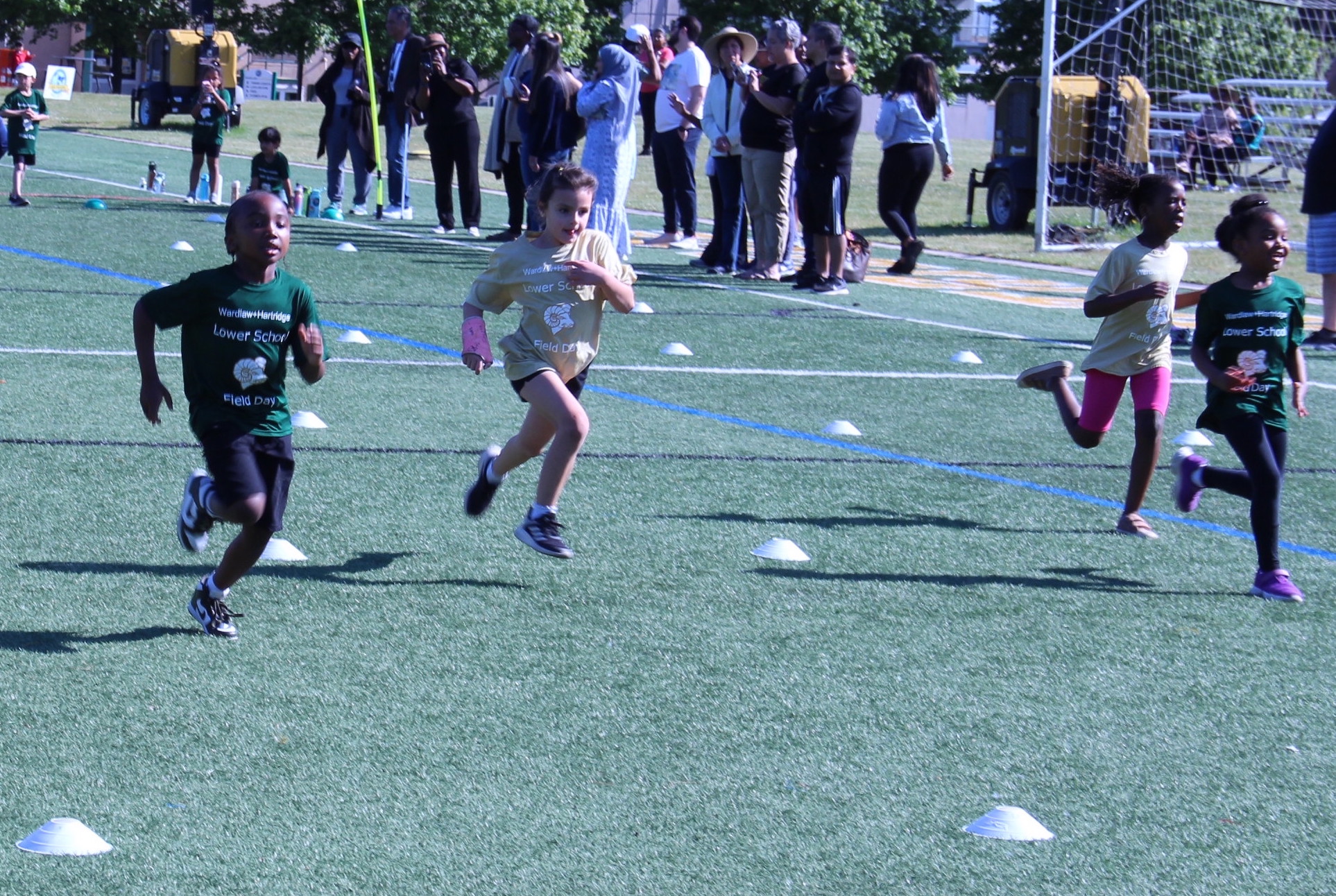 Running at sports camp